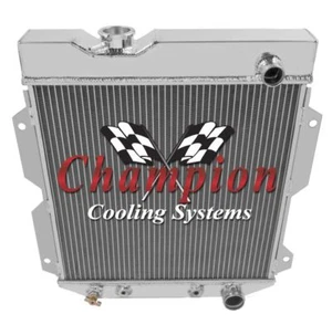 Radiador KR Champion 3 filas todo aluminio para Ford Econoline 1961-1965 paso bajo - Imagen 1 de 7