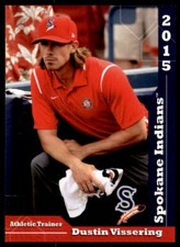 2015 GrandStand Dustin Vissering Spokane Indians #DUVI