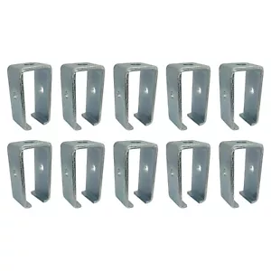 (10) Channel Trolley Track Hanger Bracket for 1-5/8" Strut Channel - Galvanized - Picture 1 of 5