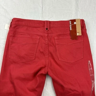 Pantalones de mezclilla Gap para mujer 6 rosas 5 bolsillos nuevos con etiquetas acento cinturón lazo Foto 1 de 4