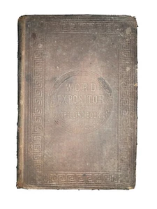 Word Expositor and Spelling Guide by George Coutie 1879 - Picture 1 of 12