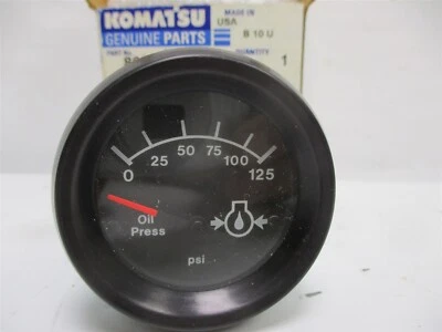 8620274 NEW GENUINE KOMATSU OIL PRESSURE GAUGE  - Image 1 of 2