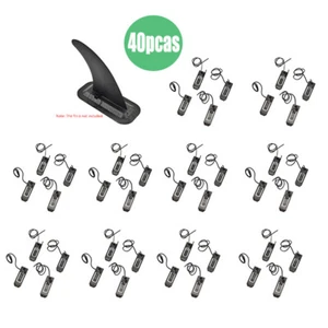 40Pcs Sup Split Surfer Paddle Board Fin Clip Surfboard Tail Clip S9A6 - Picture 1 of 8