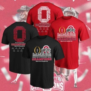 HOT!! T-Shirt 2024-2025 National Champs Ohio State Team neunmal Geschenk Fan - Bild 1 von 6