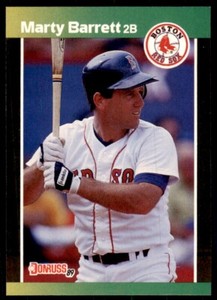1989 Donruss Marty Barrett Baseball Cards #184