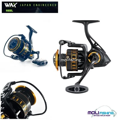 MULINELLO PESCA SPINNING WAK KONTAKT 7+1 CUSCINETTI  MANOPOLA A VITE 4 MISURE - Immagine 1 di 4