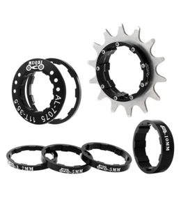MUQZI Bike Cassette Freewheel Kit Single Speed MTB Flywheel Sprocket Conversion - Picture 1 of 3