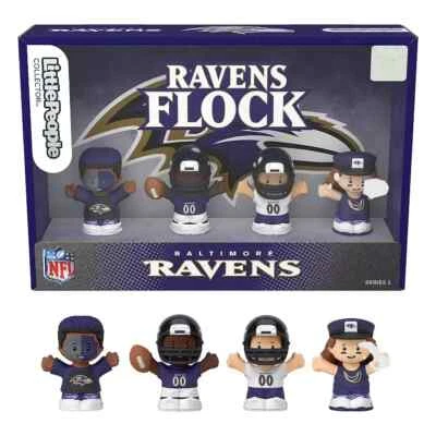 Fisher-Price Little People Baltimore Ravens Four-Piece NFL Collector Set
