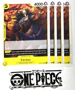 4x One Piece OP09-100 UC Karasu - English - Playset - Regular - TCG - NM/M - Picture 1 of 1