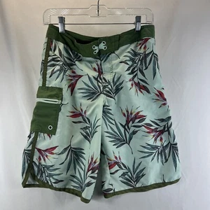 Art Class Boys Multicolor Floral Print Mesh Lining Pocketed Swim Trunks Size 18 - Picture 1 of 21