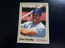 Juan Gonzalez Texas Rangers 1992 Baseball Cards Magazine #BBC 22 White Border