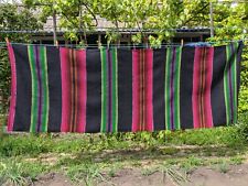 Handmade Wool Woven Carpet Kilim Runner 'Peasants' Moldavian Bessarabian 1973