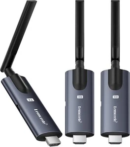 R1010 Wireless HDMI Transmitter and 2 Receiver, Lemorele 1080P HDMI Funkübertrag - Bild 1 von 7