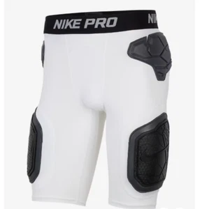 Pantalones Cortos de Compresión Nike Pro Niños Hyperstrong Acolchados Fútbol AO6243-100 Talla Pequeña - Imagen 1 de 6