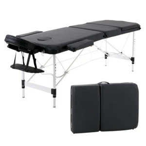 Portable Folding Massage Table Spa Bed 2/3 Section Salon Tattoo Treatment Couch - Picture 1 of 78