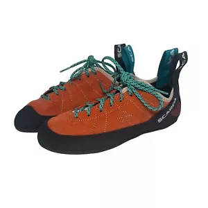 Scarpa Helix Zapatos de Escalada en Roca Senderismo Suelas Vibram XS Borde Naranja Mujeres 6 - Imagen 1 de 9