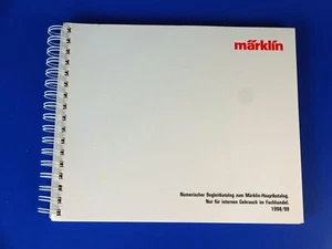 MARKLIN - Catalogo numerico di accompagnamento al catalogo principale 1998/99 - Foto 1 di 2