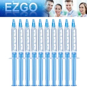 EZGO 10 Syringes 35%CP 3ml Teeth Whitening Gel Refill Kit for Home Dental Clinic - Picture 1 of 8