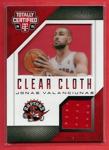 Jonas Valanciunas 128/299 Clear Cloth 2014-15 Totally Certified #73 N.O. Pelican - Picture 1 of 3