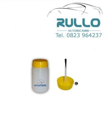 DE BEER FLACONE CON PENNELLINO 30ml VERNICE RITOCCO AUTO HYUNDAI - COD. COLORE DA 0 A TA