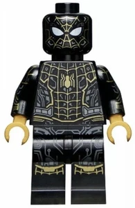New LEGO® Spider-Man - Black and Gold Suit Minifigure - 76195 (sh774) - Picture 1 of 1
