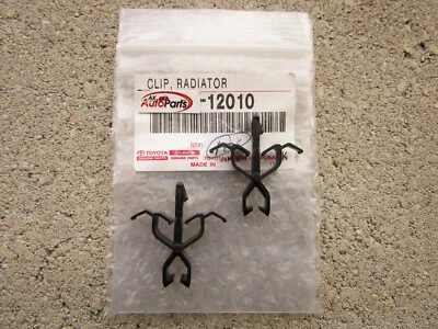 FITS: 01 - 04 TOYOTA TACOMA FRONT RADIATOR GRILLE RETAINER X CLIPS QTY 2 OEM NEW - Image 1 of 3