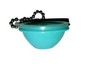 Tupperware Keychain Wonderlier Bowl Vintage Light Blue w/ Sheer Seal - Picture 1 of 3