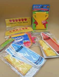 Teacher Helper Classroom Decor Banners Bundle Lot - Picture 1 of 6