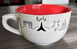 Paris Mug Large Nem Tours France "Paris" Souvenir Cappuccino Mug - Foto 1 di 7
