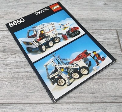 LEGO 8660 MANUALE ISTRUZIONI TECHNIC 1986 VINTAGE INSTRUCTION MANUAL - Immagine 1 di 2