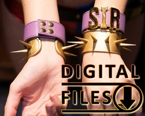 Harley Quinn Suicide Squad DIGITAL 3D PRINTING FILES for Resin SLA Wrist Cuffs - Picture 1 of 11