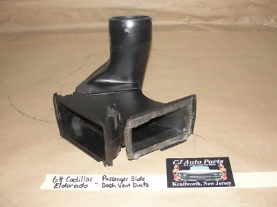 OEM 68 Cadillac Eldorado ПРАВАЯ ПАССАЖИРСКАЯ БОКОВАЯ ПРИБОРНАЯ ПАНЕЛЬ КОНДИЦИОНЕР ВЕНТИЛЯЦИОННЫЙ КАНАЛ #1488410 - Изображение 1 из 4