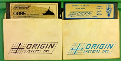1980's 🔥COMPUTER GAMES🔥 Origin Steve Jackson Ogre Exodus Ultima III DISKS ONLY - Image 1 of 4