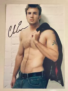 Chris Evans Photo Hand signed Autograph - 8 x 12 Photo W/ COA - Picture 1 of 6