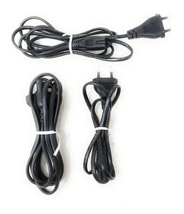 3xCAVO DI ALIMENTAZIONE UNIVERSALE 2 PIN FIGURA 8 PER STAMPANTI/CONSOLE - Picture 1 of 2