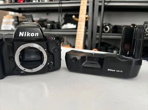 Nikon N90 35mm Camera Body with MB-10 Power Grip (Sticky Body) - Picture 1 of 5