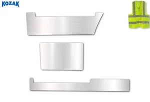 Stripes Chrome Trim Set for Rear Panel 33" Left Compatible with Volvo VNL 04-17 - Bild 1 von 8
