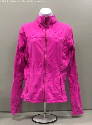 Chaqueta deportiva para mujer Lululemon rosa sólida definida - talla 12 Foto 1 de 3