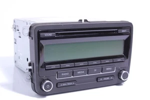 Radio mit CD (kein Code vorhanden) 5M0035186AA VW Golf 6 Plus Original 51440 - Bild 1 von 11