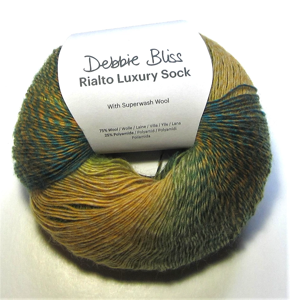 100 gm ball of Debbie Bliss RIALTO LUXURY SOCK knitting yarn Color #04 ULTRA - Image 1 of 1