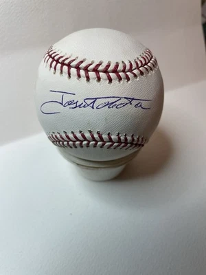 José Tabata Autografiado Oficial Rawlings MLB Béisbol Con Certificado de Autenticidad y Holograma Foto 1 de 4