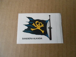 adesivo sticker-serie CAPITAN HARLOCK-BANDIERA ALKADIA-cm.10x7 - Picture 1 of 2