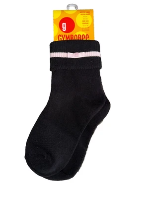 Gymboree Vintage 2003 CITY SIDEWALK Negro Rosa Arco Calcetines M/L 4-5 Nuevo con Etiquetas Foto 1 de 3