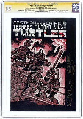 Teenage Mutant Ninja Turtles #1 2nd Printing CGC 8.5 SS Eastman 1984 1287861001 - Image 1 of 2