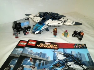 LEGO Super Heroes #76032 The Avengers Quinjet City Chase 100 % completo con manuales - Imagen 1 de 12