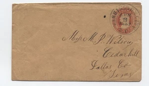 Envelooe estampado Nesbitt 1857 Washington DC U10 [6994,95] - Imagen 1 de 3