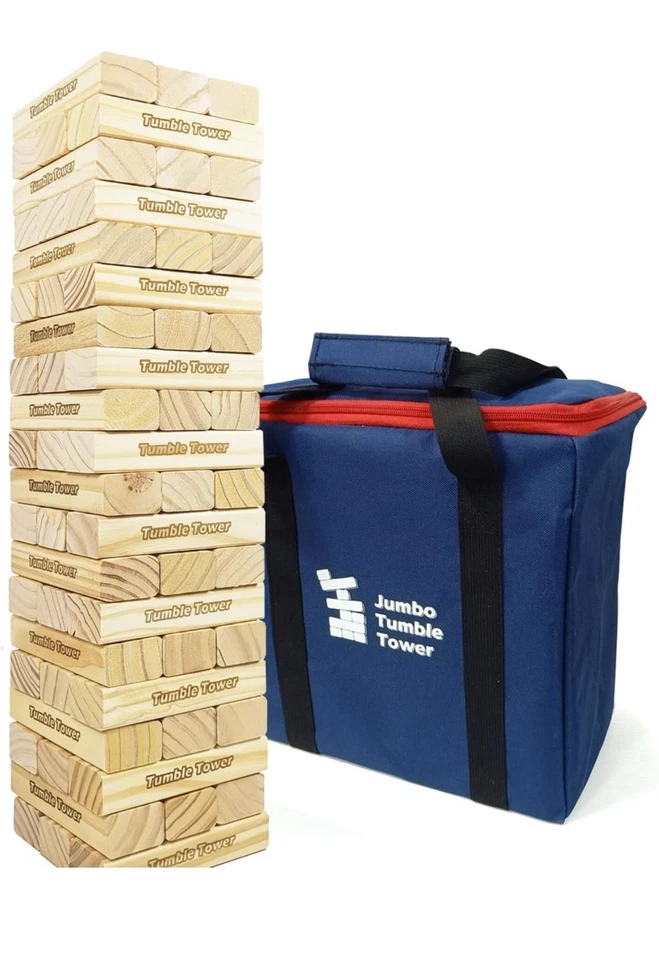 Riesen Wackelturm XXL Jenga Holzspielzeug - Bild 1 von 2