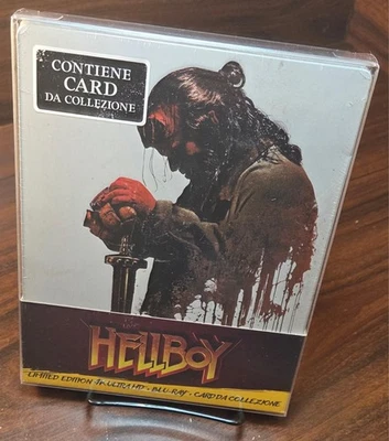 Hellboy 4K Steelbook-EU IMPORT-NEW-w/PROTECTIVE SLEEVE-Free Box SHIPPING! - Image 1 of 4