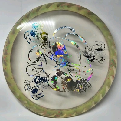 New Discraft Super Rare Quadruple Foil Cotton Candy Confetti Saw Buzzz 175-6g 💵 - Image 1 of 4