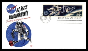 Mayfairstamps US FDC 1967 Spacecraft Astronaut NASA First Day Cover aau_27661 - Picture 1 of 2